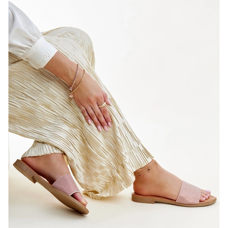 Ružičaste sjajne japanke Anilsa ružičasta 1