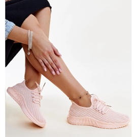 Ružičaste tenisice od tkanine Milena ružičasta 1