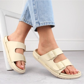 Big Star W INT2004C pjenaste japanke s kopčama, bež 2