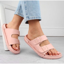 Big Star INT2004D gole pjenaste japanke s kopčama 1