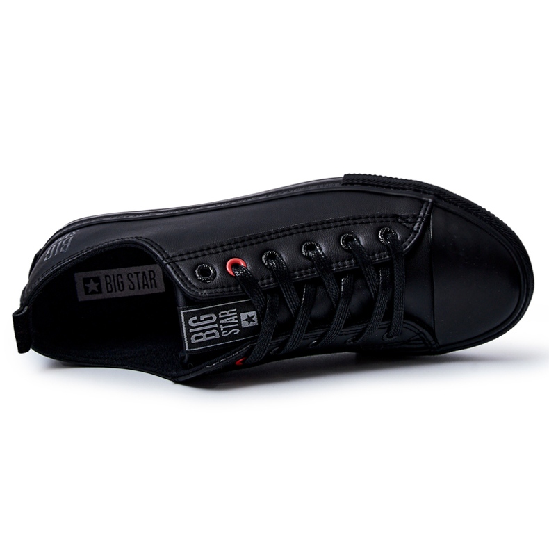 Muške kožne tenisice Big Star JJ174005 crne crna 2