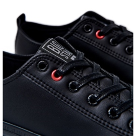 Muške kožne tenisice Big Star JJ174005 crne crna 4