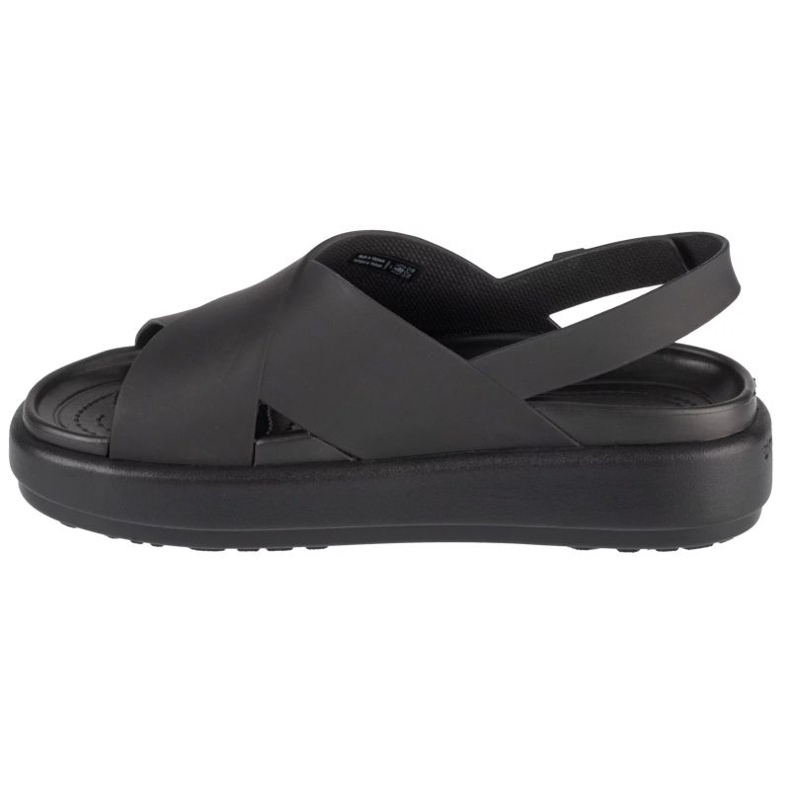 Crocs Brooklyn Luxe Strap W sandale 209407-060 crna 1