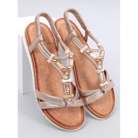 Montier zlatne sandale s perlama zlatna 1