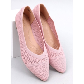 Ažur balerinke boje badema Sotty Pink ružičasta 1