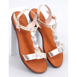 Pourta Gold ženske sandale zlatni 1