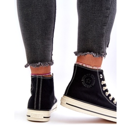 Ženske visoke tenisice Big Star NN274283 crne crno 4