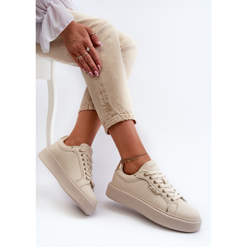 Big Star Ženske tenisice NN274334 Memory Foam System Bež 1