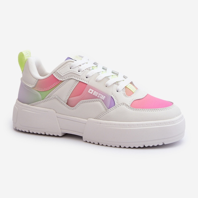 Ženske tenisice Big Star NN274359 Višebojni sustav memorijske pjene bijela 2