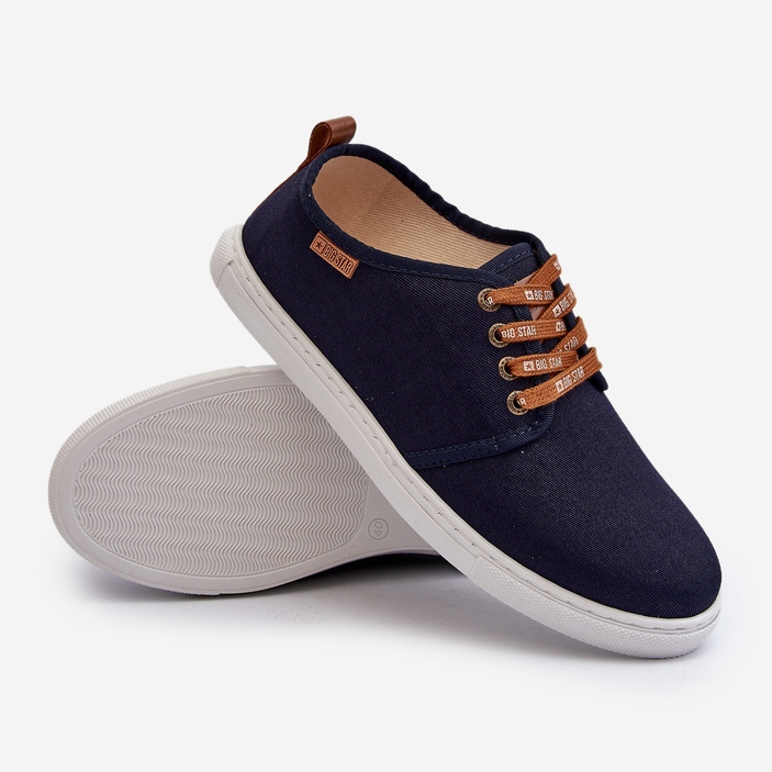 Big Star muške tenisice NN176002 sustav memorijske pjene tamnoplave plava 1