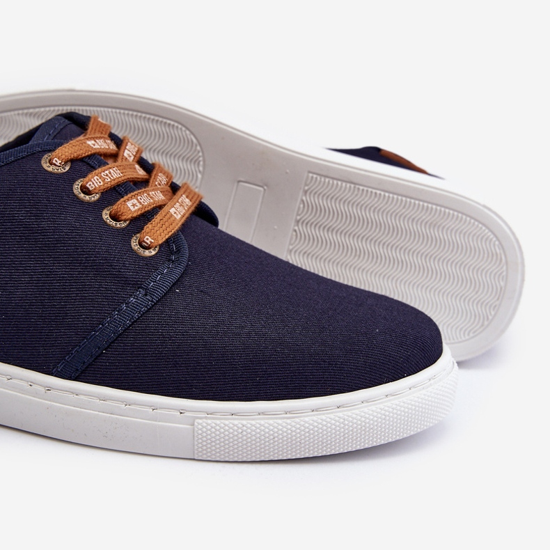 Big Star muške tenisice NN176002 sustav memorijske pjene tamnoplave plava 2