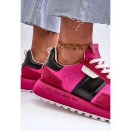 Ženske tenisice na platformi Big Star NN274500 Memory Foam System Fuchsia ružičasta 1