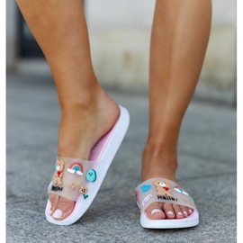 Ružičaste papuče s gumenim gornjištem Diaspa ružičasta 2