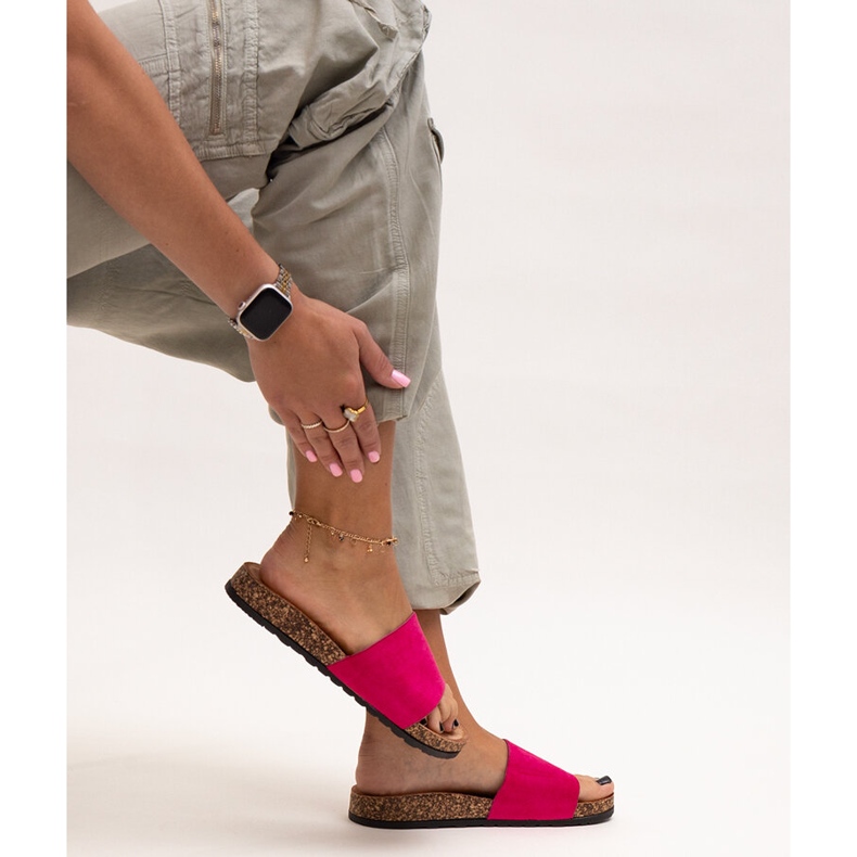 Klasične japanke s potplatom od Matilte pluta ružičasta 1