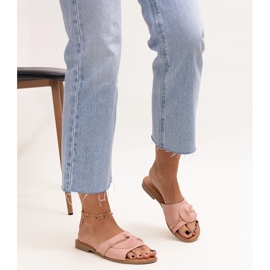 Šeširi ukrašeni remenom sa Amari cirkonima ružičasta 1