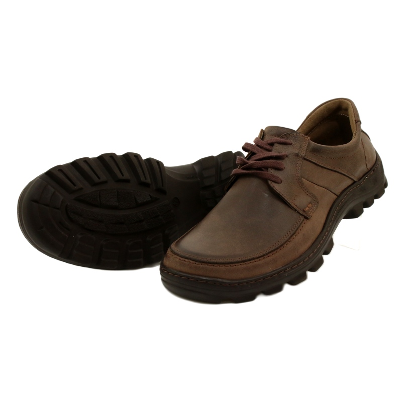 KOMODO Kožne muške cipele 853 smeđe smeđa 4