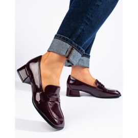 Sergio Leone bordo lakirane mokasinke crvena 1