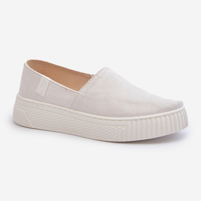 Big Star Ženske tenisice s platformom NN276006 Memory Foam System Bijele bijela 1