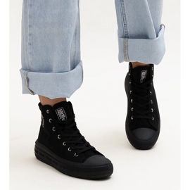 Crne visoke tenisice Big Star LL274A182 crna 1