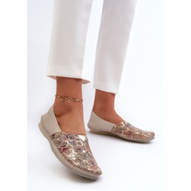 Ženske kožne balerinke Maciejka 1930B-04 Bež 2