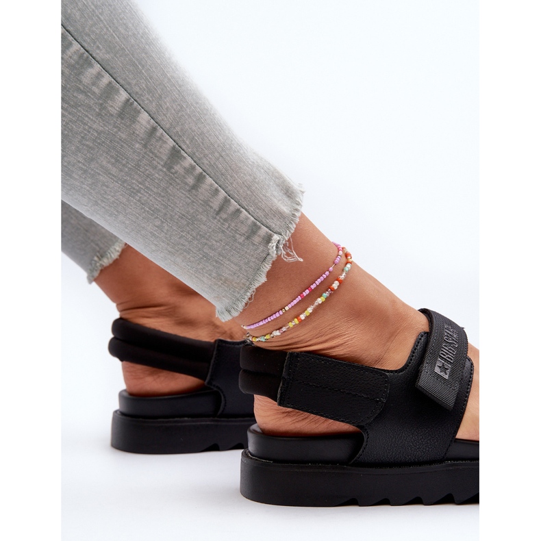 Ženske sandale na platformi Big Star NN274750 crne crno 1