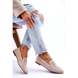 S.Barski Ženska antilop otvorena bež 4