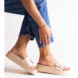 Bež japanke Big Star NN274A666 801 1