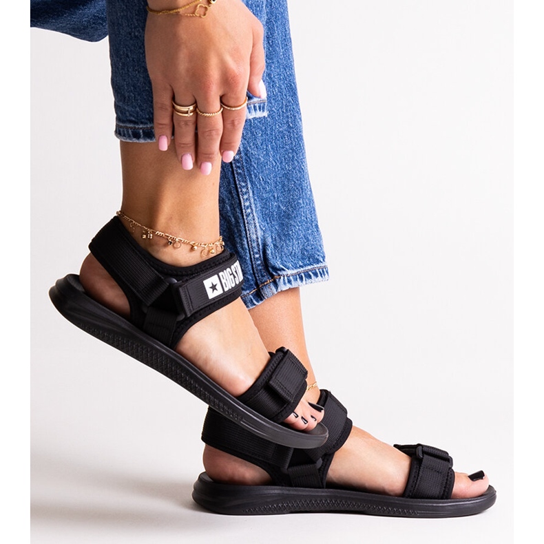 Crne sportske sandale Big Star HH274A024 crna 1