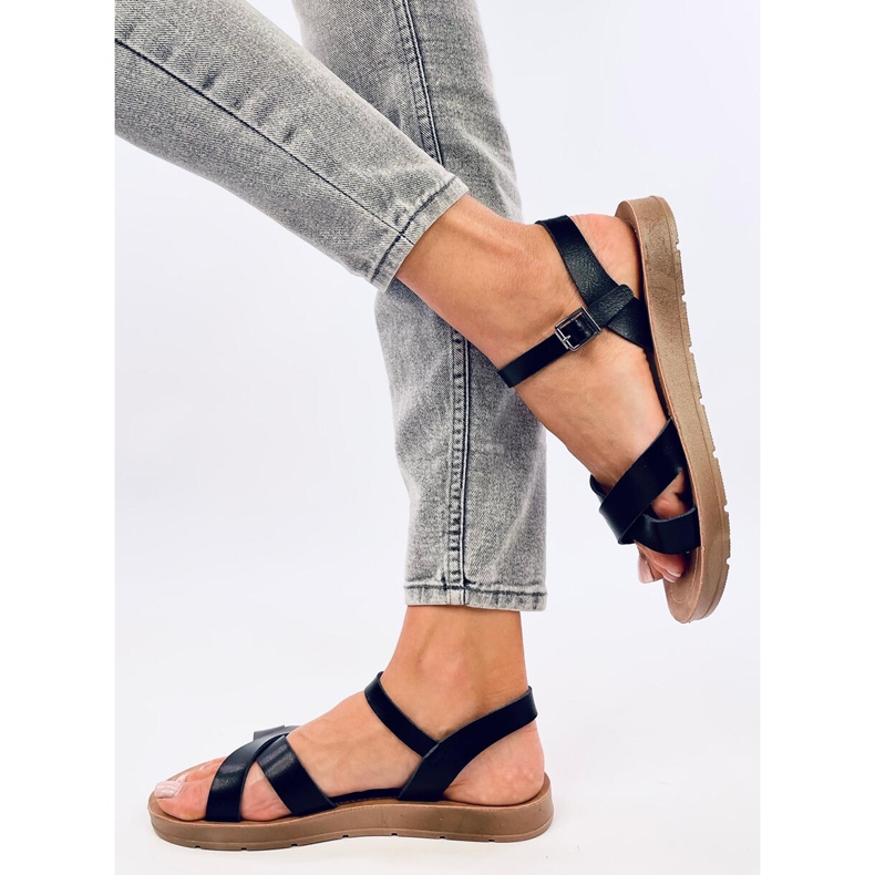 Nevada crne ženske sandale crno 2