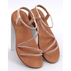 Prostis Gold lagane ženske sandale zlatni 1