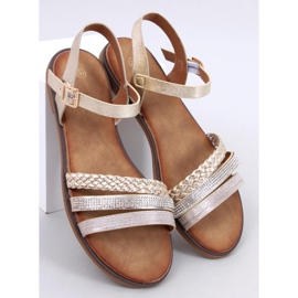 Pasini Gold ženske sandale zlatni 1