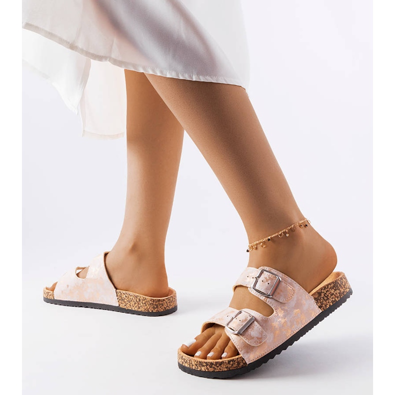 Ružičaste tobogane s Arnaude kopčama ružičasta 1