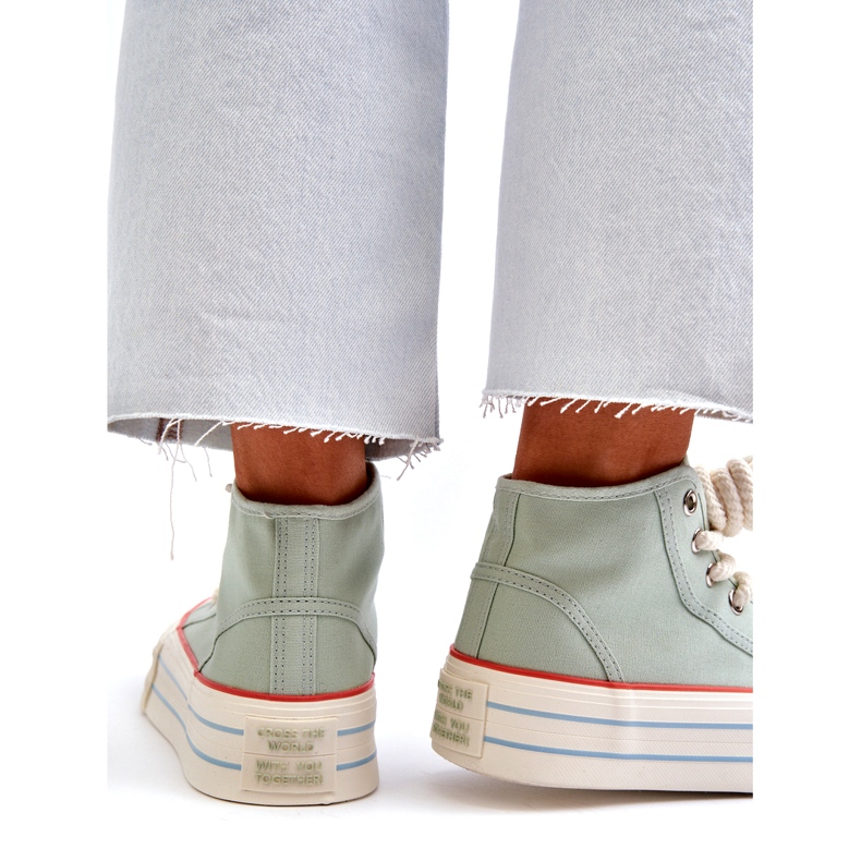 Seastar Ženske tenisice s platformom Mint Aineri zelena 3