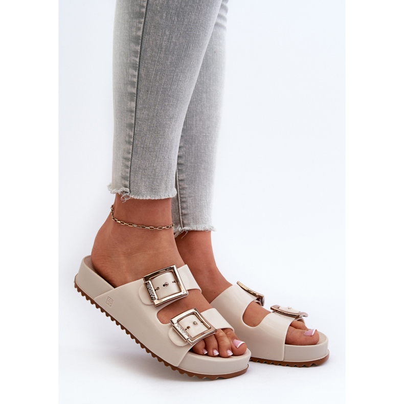 Ženske glatke patike ZAXY NN285058 Svijetlo bež 2