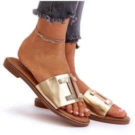 Seastar Ženske japanke sa zlatnim ukrasima 4