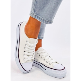 Fargis Bijele ženske klasične tenisice bijela 2