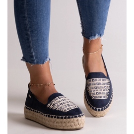 Mornarsko plave espadrile Big Star JJ274889 plava 1