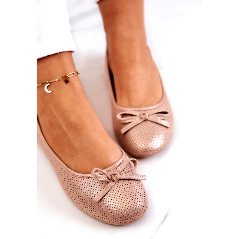 Evento Ženske klasične balerinke, profilirani uložak, ružičasta 4