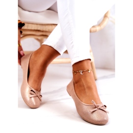 Evento Ženske klasične balerinke, profilirani uložak, ružičasta 3