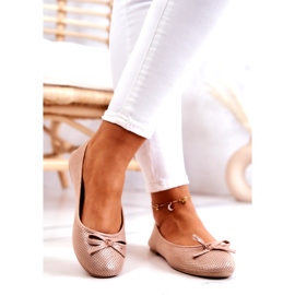 Evento Ženske klasične balerinke, profilirani uložak, ružičasta 2