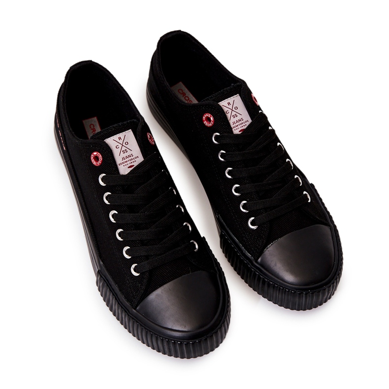 Klasične muške tenisice Cross Jeans JJ1R4032C crne crno 3