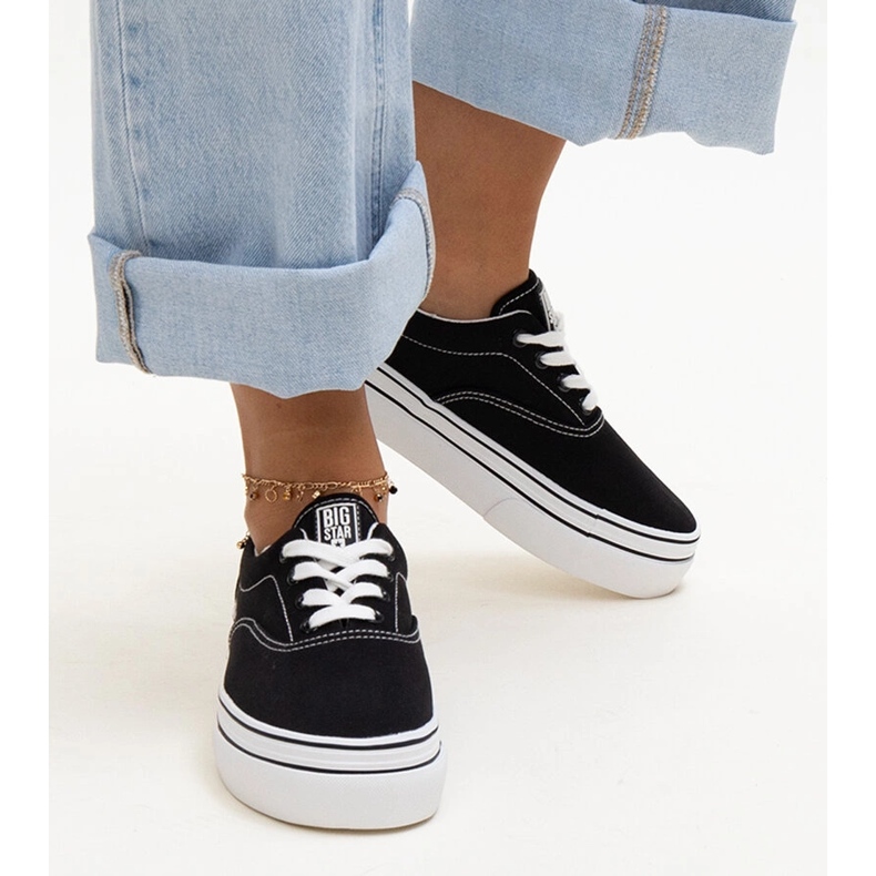 Crne Big Star LL274230 tenisice crna 1
