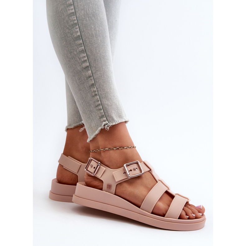 Mirisne glatke ženske sandale ZAXY NN285006 Svijetlo ružičaste ružičasta 1