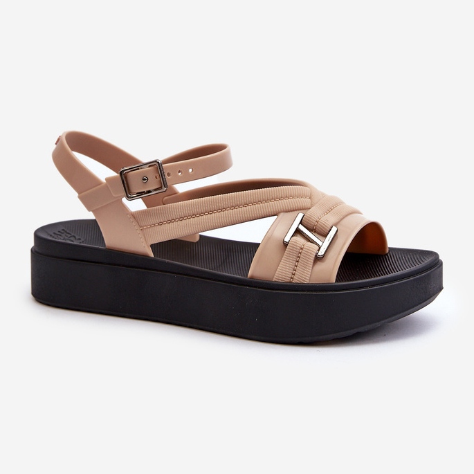 Mirisne ženske sandale s platformom ZAXY LL285063 Bež 1