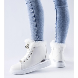 Bijele tenisice s krznom marke Fiemme bijela 2