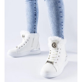 Bijele tenisice s krznom marke Fiemme bijela 1