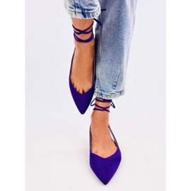 Dentoni Purple balerinke na vezanje ljubičasta 1