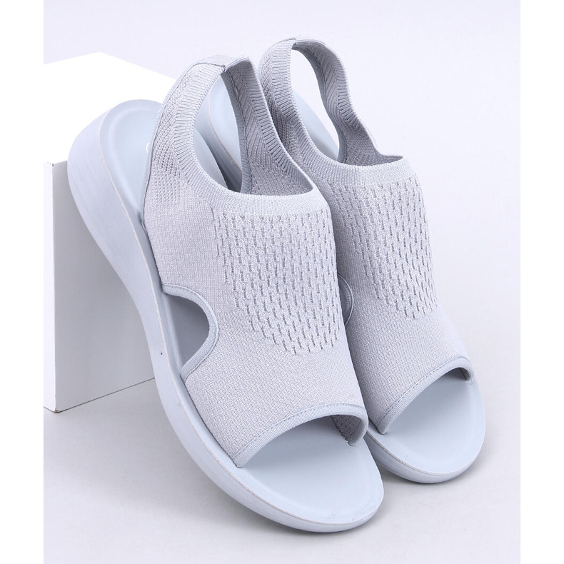 Aldos Grey mekane otvorene sandale siva 1