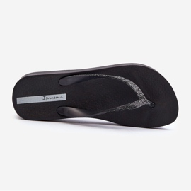 Ženske japanke sa svjetlucavim remenom 83386 Ipanema Mesh Chic Plat Fem crne crna 1