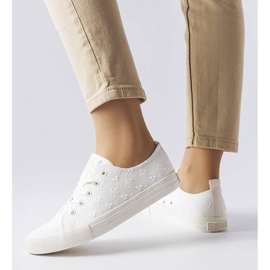 Bijele tenisice s vezom Big Star LL274223 bijela 2